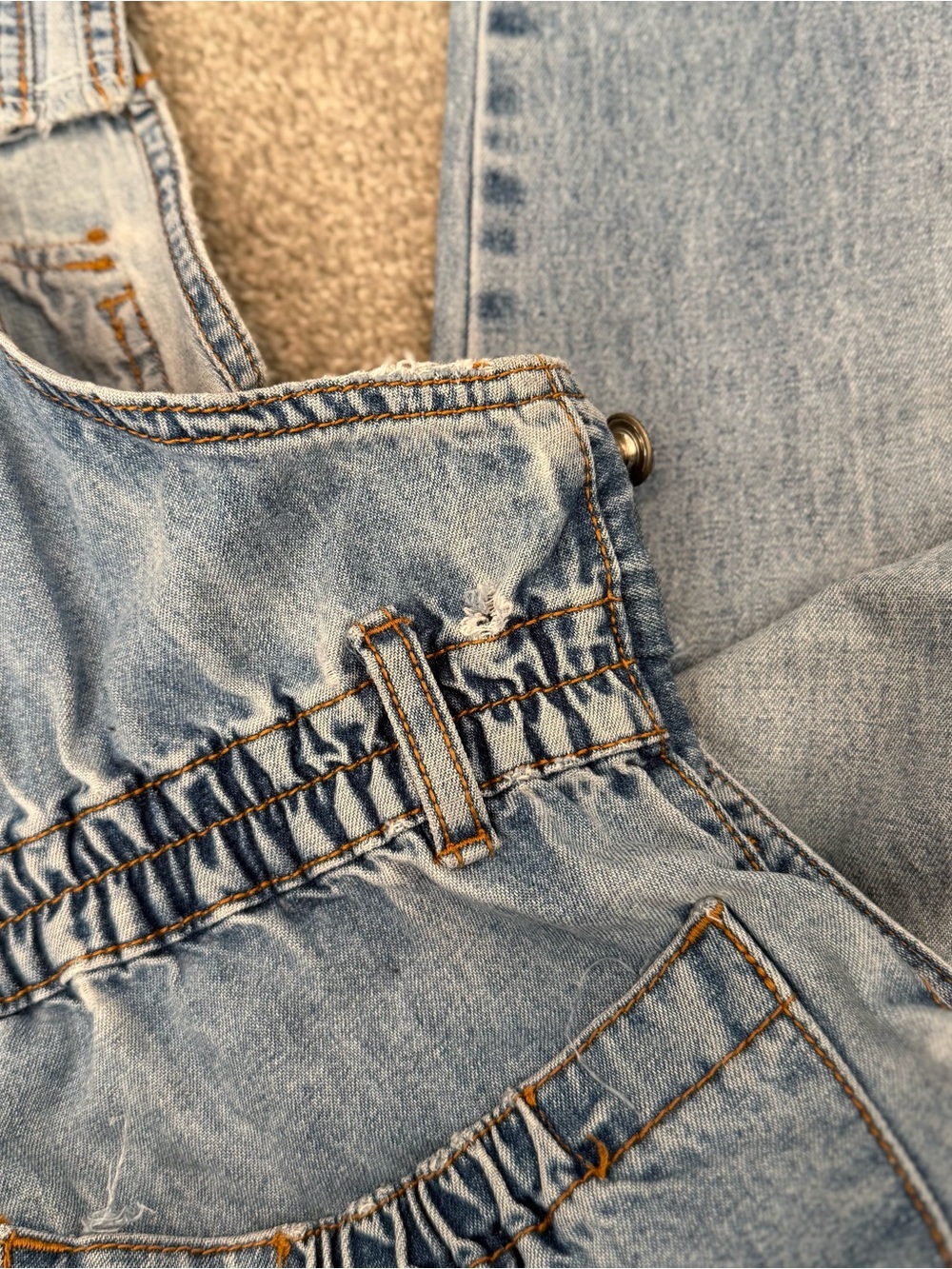 Vintage 90s GITANO Light Blue Denim Overalls - Picture 11 of 14